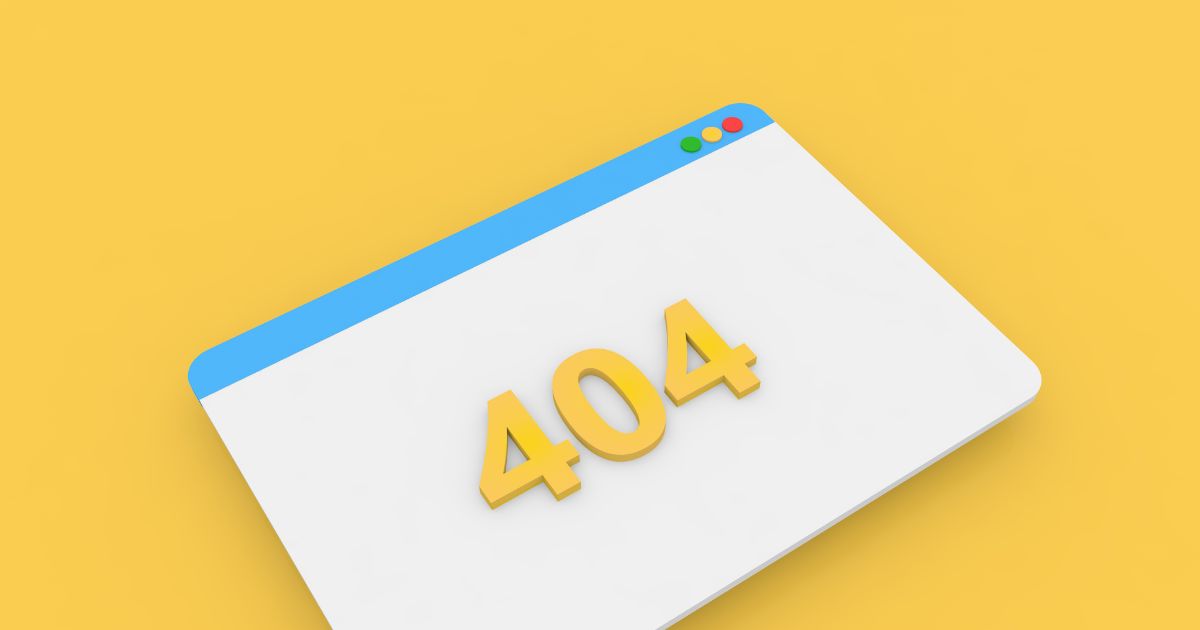 404 page not found