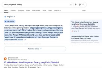 cara website masuk di ai overview google